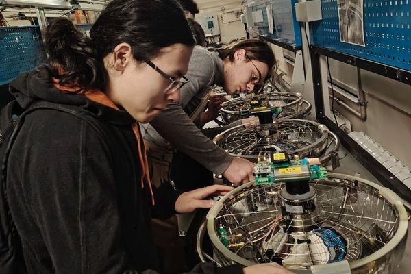 Студенты-физики в Дубне